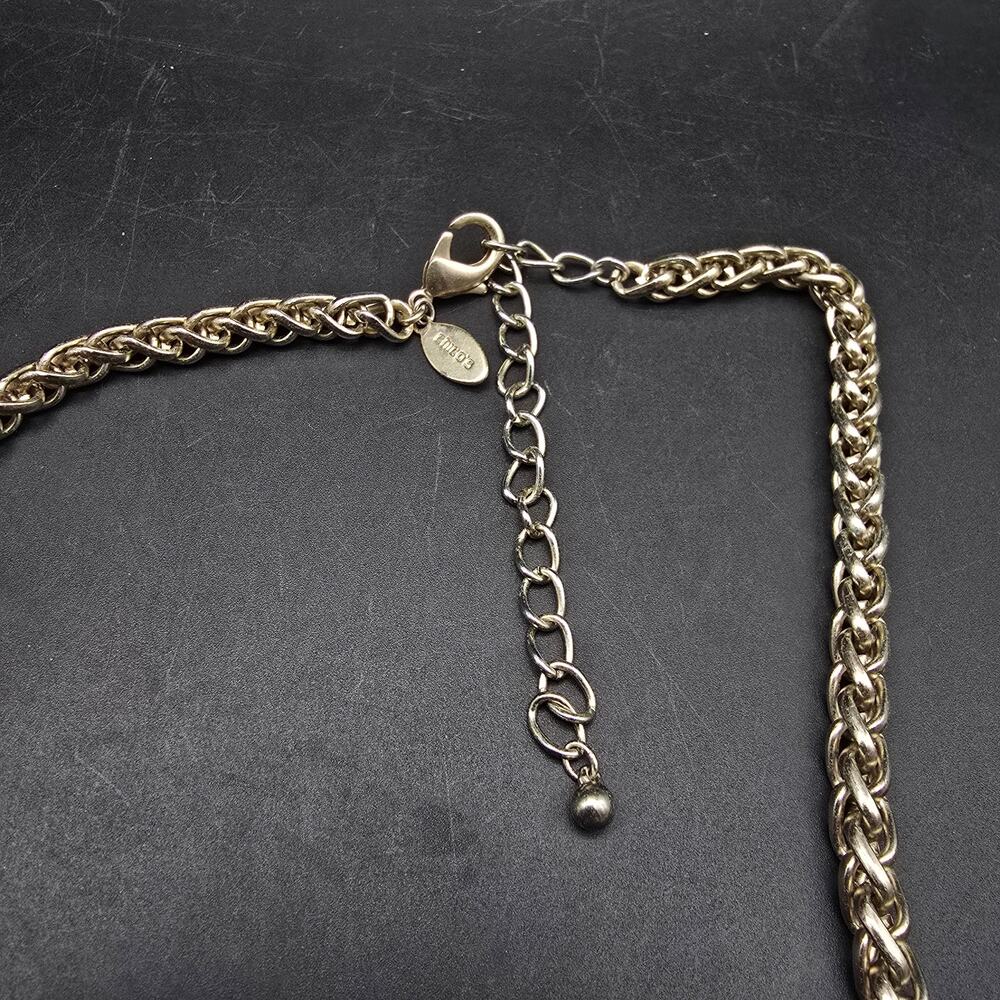 Chico's Charm Pendant Necklace Bib Style Costume Jewelry - Picture 4 of 8